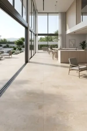 Acheter Direct Carrelage grand format imitation travertin 90x90 cm TIVOLI